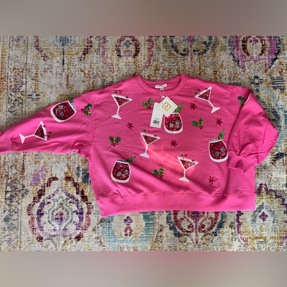 Mary Square Millie Sweatshirt Holiday Spirits - Picture 6 of 7